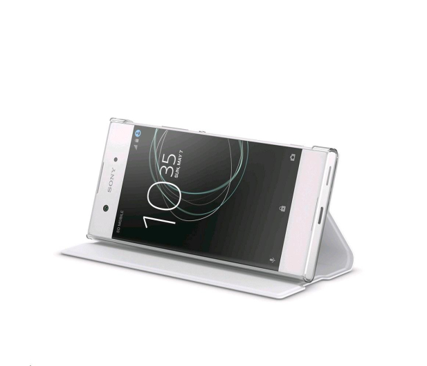 Etui Podstawka do Sony Xperia X A1 białe - 378813 - zdjęcie